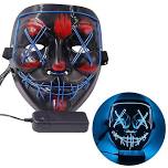 Stitches Scary Led Mask Halloween Cosplay Costume Mask Light Up Festival Party