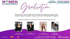 Junior Women In Business Graduation and Women In Business Young Female Entrepreneur Panel Discussion