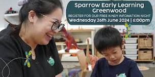 Sparrow Early Learning Greenwood Kindy Info Night