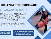 Thursday Night's West Coast Swing and Night Club 2-Step at The Promenade