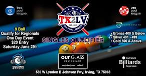 TX2LV USA Pool Leagues 9 Ball Singles Qualifier