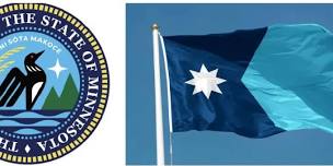 Minnesota state flag and state seal informational program