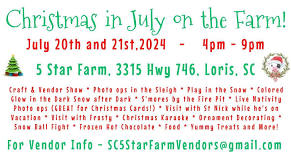 Christmas in JULY on the FARM