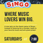 Singo Saturdays!! Where Music Lovers Love Bingo!!