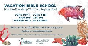 Vacation Bible School at Bethesda Presbyterian Church