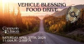 Vehicle Blessing Food Drive