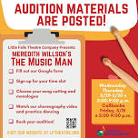 Music Man Auditions (Wednesday)