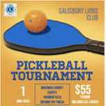 Salisbury Lions Club Pickleball Tournament