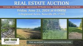 Public Real Estate Auction: 112 Acres of Mountain Ground!