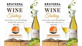 Free Wine Tasting with Bonterra Wines