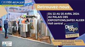 Retrouvez-nous au salon professionnel de la production agroalimentaire Djazagro2024