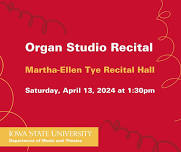 Organ Studio Recital: Art Imitates Life