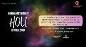 BANGALORE'S BIGGEST HOLI FESTIVAL 2024 | Rain Dance | Disco Bash | March 23, 24 & 25 | Saturday, Sunday & Monday