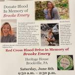 Annual Red Cross Blood Drive in Memory of Brooke!