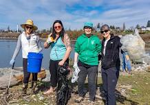 Beach cleanup for Earth Week