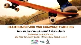 Skateboard Park Charrette-Second Community Meeting