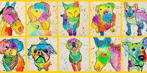 Parents Night Out Pet Painting Party with Kids Unplugged CNY