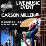 FREE LIVE MUSIC EVENT CARSON MILLER