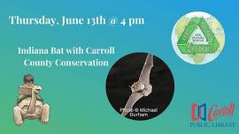 Indiana Bat with Carroll County Conservation