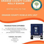 Orange County Mobile DMV at New Windsor Town Hall