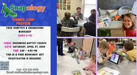 Snapology's FREE Robotics and Engineering Workshop