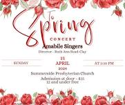 Amabilè Singers Summerside 'To Spring' Concert