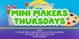 Mini Makers  Thursdays- kiddywampus St. Louis Park