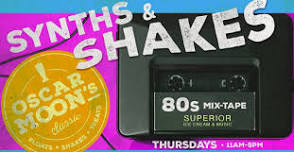 Thursdays: Synths & Shakes (80s Mix-Tape) - June, 06 at Stovehouse