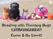 Reading with Therapy Dogs Extravaganza, Come & Go