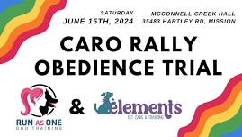 CARO Rally Obedience Trial - June 15th