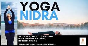 Yoga Nidra with Jennifer Cataldo at Open Doors Yoga Studios, Norwell, MA