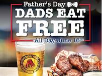 Dads eat free on Father's Day!