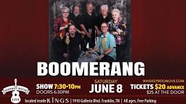 Boomerang at Whiskey Room Live - Franklin