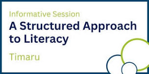 A Structured Approach to Literacy Informative Session (Timaru)