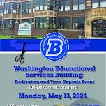 Washington Educational Services Building Dedication and Time Capsule Event