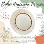 Boho Macrame mirror