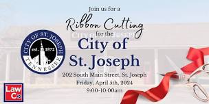 Ribbon Cutting for the City of St. Joseph