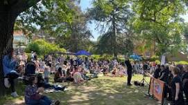 Blooming Picnic in the Castle Grounds