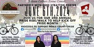 NOBLE COUNTY PRIDE RIDE with  Sylvan Cellars & Gene Stratton Porter