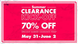 Summer Clearance Kick-Off