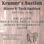 May 5th, 2024 Horse & Tack Auction