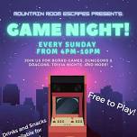 Game Night at Mountain Room Escapes!