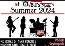 Summer Rock Camp at Bill's Music Ages 9-15 Session #1