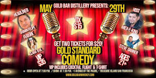 Whiskey & Comedy: Gold Standard Comedy Night at Gold Bar Distillery