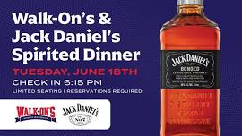 Walk-On's + Jack Daniels Spirited Dinner