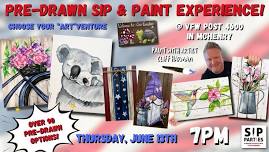 Pre Drawn SIP & Paint Experience! 11