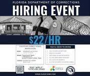 Hiring Event for Department of Corrections