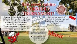 Salt Creek Cabins 2nd Annual Cornhole Tournament!