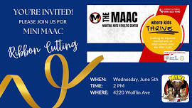 Mini MAAC's Ribbon Cutting