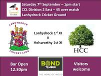 Lanhydrock 1st XI v Holsworthy 1st XI